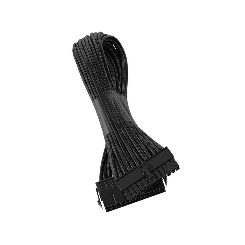 CableMod Classic ModFlex Sleeved ATX 24-pin Extension (Black, 30cm)